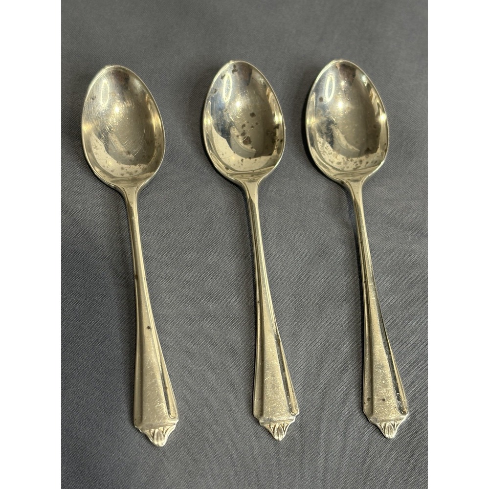 Sterling Silver Sugar Spoons By W.&J.A.Baxter Sheffield England VTG 1944-46